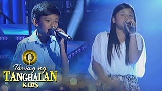 Tawag ng Tanghalan Kids Keifer Sanchez vs Reign Curthney Basa [upl. by Conlan]