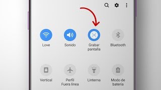 Como activar la opción Grabar pantalla en Samsung [upl. by Lashoh474]