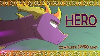 Complete Spyro MAP  HERO [upl. by Nivla]