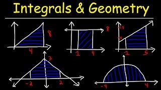 Evaluating Definite Integrals Using Geometry [upl. by Silvio]