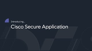 AppDynamics with Cisco Secure Application Demo [upl. by Llennhoj163]