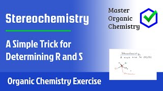 Stereochemistry  A Simple Trick for Determining R and S [upl. by Eislehc802]