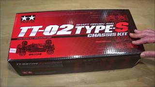 Tamiya TT02 TypeS Unboxing amp Kit Overview [upl. by Picker]