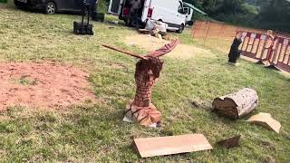 A fabulous range of wooden sculpture at Caerleon festival 2024 [upl. by Windsor]