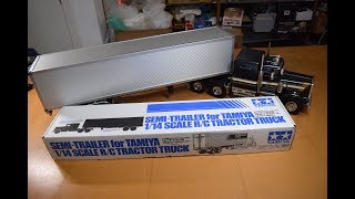 114 Tamiya RC King Hauler Semi Trailer Build 56302 [upl. by Melisa299]