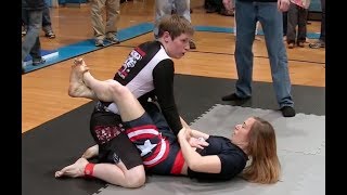 107 • Girls Grappling NoGi Match • Women Wrestling BJJ MMA Female Fight [upl. by Adnovahs]