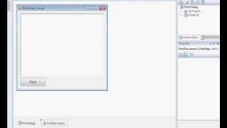 Visual Basic Tutorial  Print Dialog Control [upl. by Lacram765]