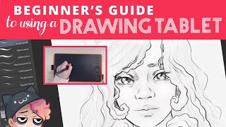 How to Use a DRAWING TABLET  Guide for Beginners [upl. by Jaela]