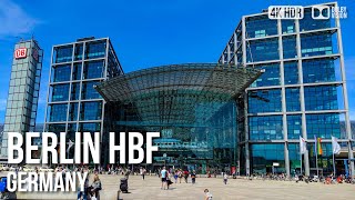 Berlin Hauptbahnhof  Central Station  🇩🇪 Germany 4K HDR Walking Tour [upl. by Siuqcram634]