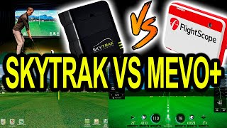 Skytrak vs Mevo Plus  Golf Launch Monitor Review FIRST LOOK [upl. by Nalro]