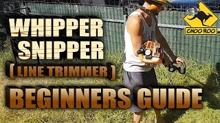 How to use a WHIPPER SNIPPER beginners guide [upl. by Inal]