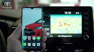 Jak połączyć nasz telefon z Toyotą Bluetooth  Android AutoampApple Car Play [upl. by Cahra611]