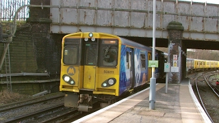 Half an Hour at 216  Birkenhead North Station 1022017  Class 507 508 terminus [upl. by Nomzaj]