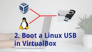 2 Boot a Linux USB installation in VirtualBox [upl. by Eustatius65]