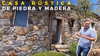 CASA RÚSTICA DE PIEDRA Y MADERA  OBRAS AJENAS [upl. by Skipton423]