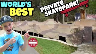 Riding The Worlds BEST Backyard Skatepark [upl. by Temp]