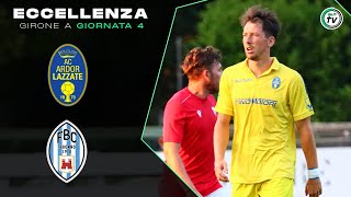 LAZZATE  FBC SARONNO  Eccellenza Girone A  Giornata 4 [upl. by Ecnarretal]