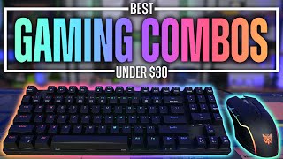 Top 5 Gaming Keyboard and Mouse Combos under 30 [upl. by Iroj72]