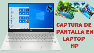 como hacer capturas de pantalla en laptop HP [upl. by Aivata]