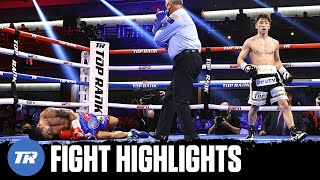 Naoya Inoue Highlight Reel Knockout of Michael Dasmarinas 3 Knockdowns in 3 Rds  FIGHT HIGHLIGHTS [upl. by Haven823]