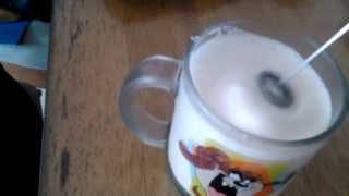 Aerolatte Review Frothing Cold Milk In Under 1 Minute [upl. by Manton]