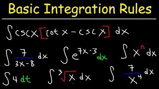 Basic Integration Problems [upl. by Anitnas100]